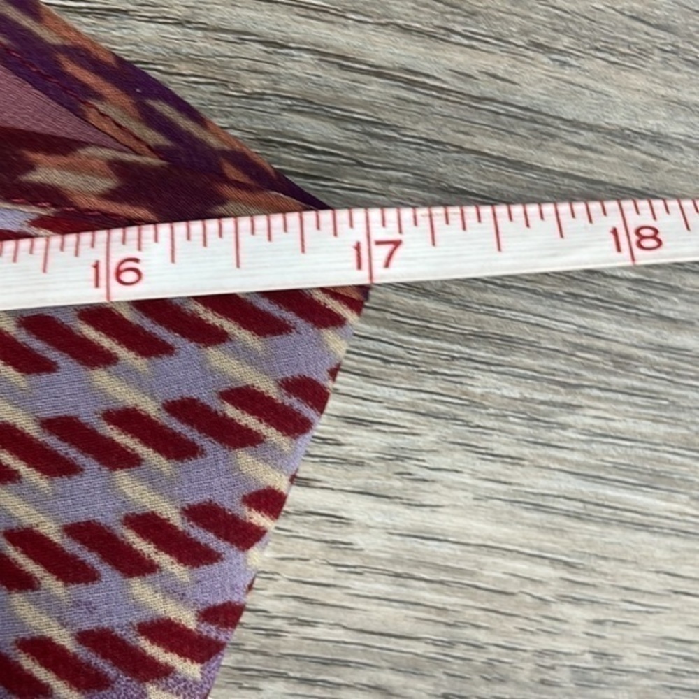 Cabi Top 100% Polyester Tiny Patterned Fall Color… - image 7